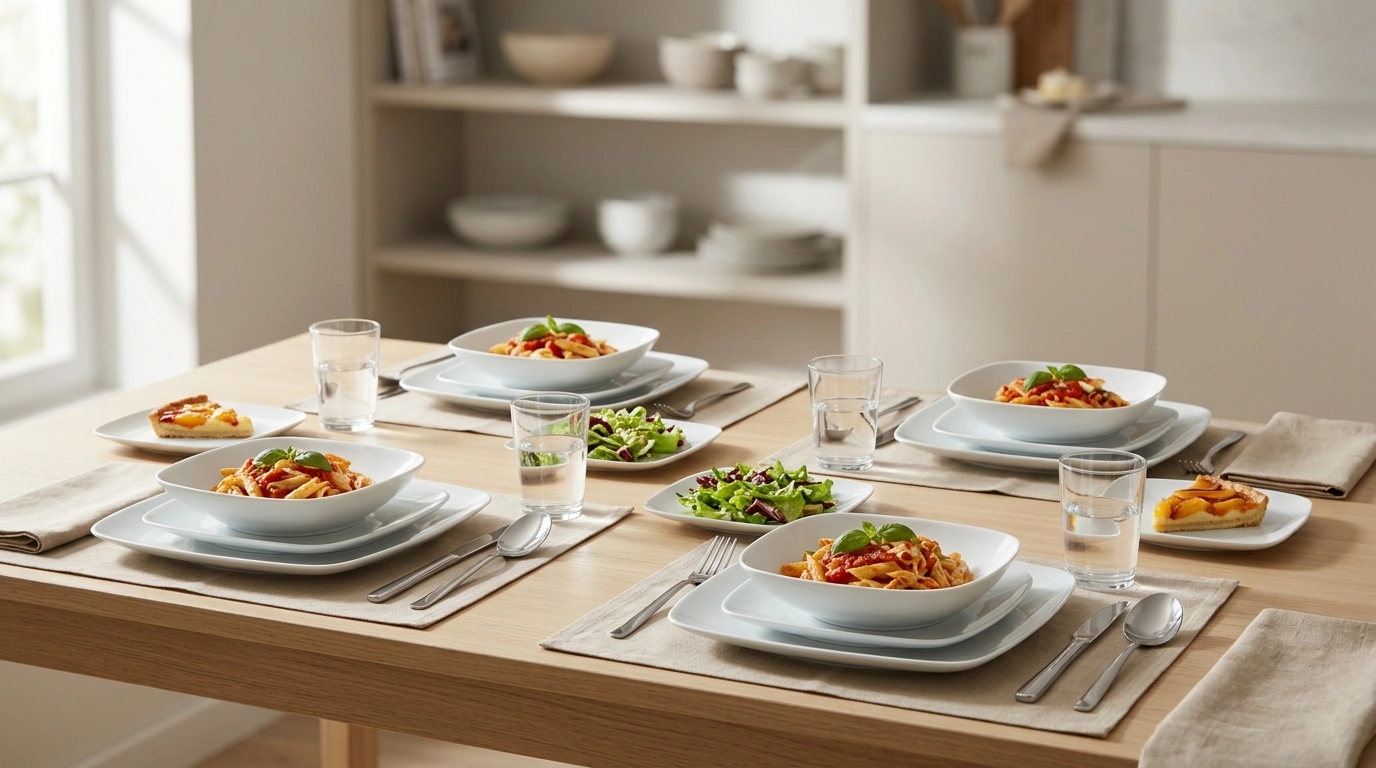 28-Piece Square Porcelain Dinnerware Set: Everyday Guide