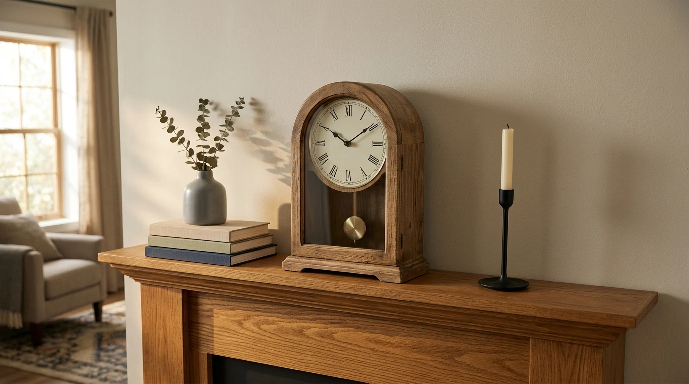Vintage Wood Pendulum Table Clock: Styling & Care Tips
