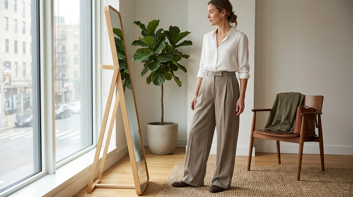 Wide-Leg Pleated Trousers: Fit, Fabrics & Styling Tips