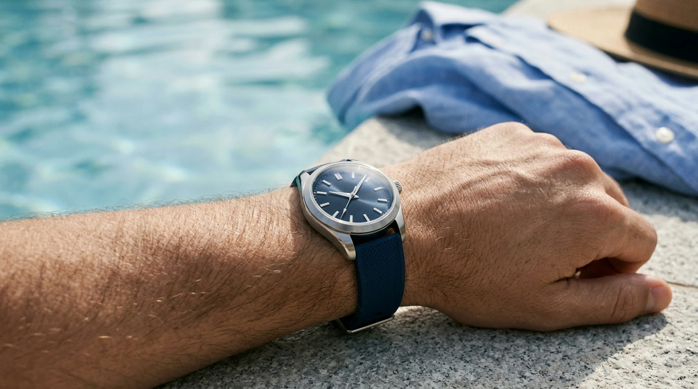 42mm Automatic Watch: Sapphire Crystal & 10ATM Guide