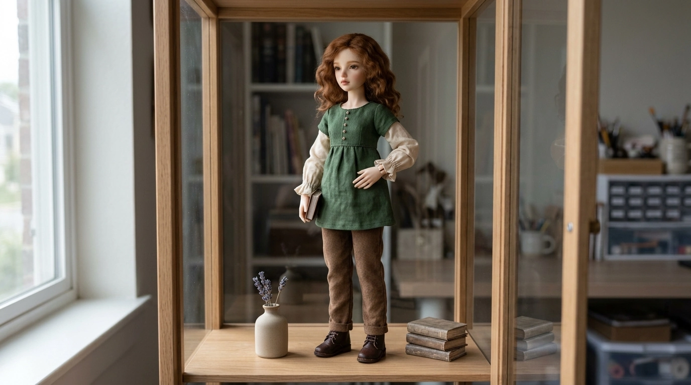 Kikyou 1/4 BJD Doll Fullset: Display-Ready Collector Set